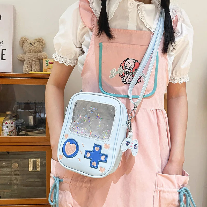 Clear Shoulder Crossbody Bag Game Console Ita Bag - Small Phone Bags