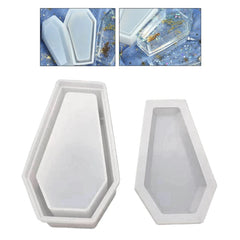 Mini Coffin Trinket Box Mold Resin Crystal Epoxy Silicone Mould