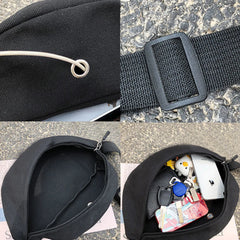 Queen Print Waist Bag for Women Youth Organizer Wallet