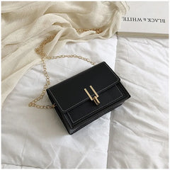 Green Leather Crossbody Bag Chain Shoulder Messenger Lady Travel Purse Handbag