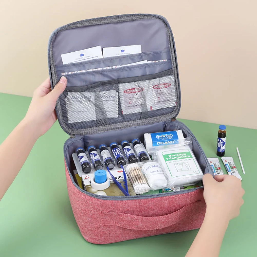 Mini Medicine Storage Bag Travel Portable Hand Bag Medicine Bags Organizer