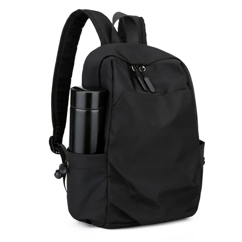 Mini Men's Backpack Small Shoulder School Bag for Man Canvas Waterproof Sports T