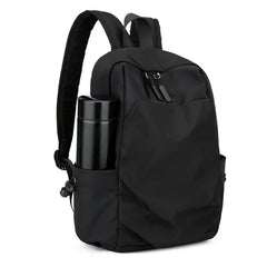 Mini Men's Backpack Small Shoulder School Bag for Man Canvas Waterproof Sports T