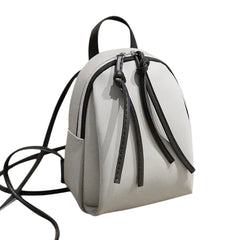 Mini PU Leather Backpack Small Shoulder Bag for Teenage Girls