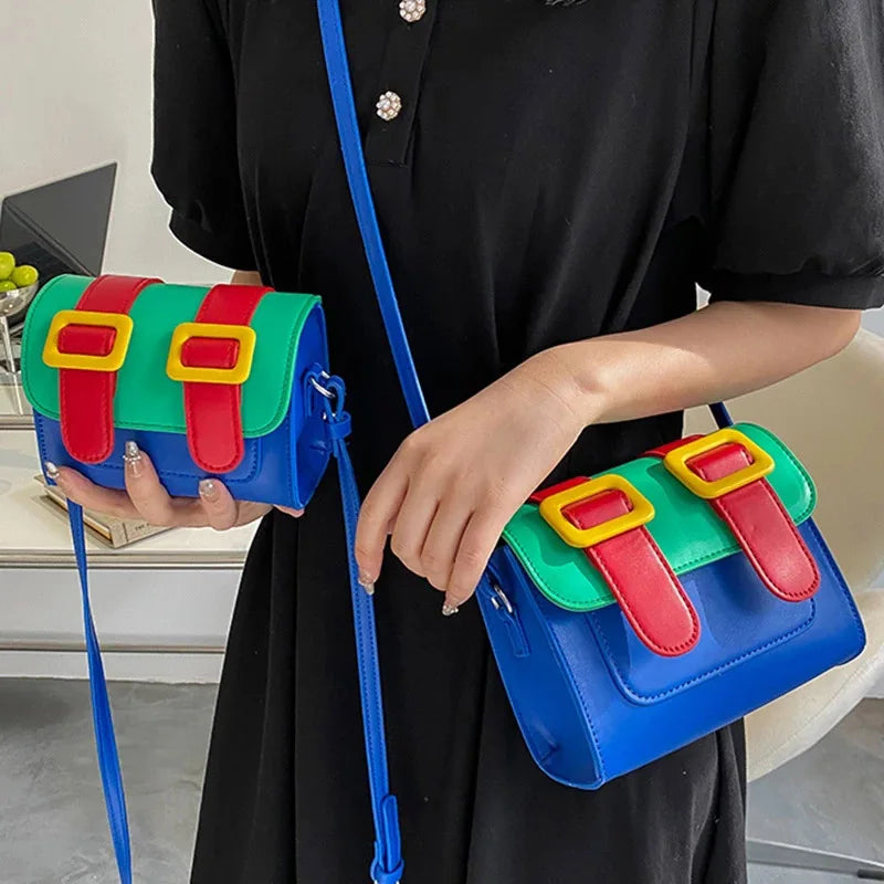 Mini PU Leather Crossbody Bags For Women Spring Travel Shoulder Bag Tote