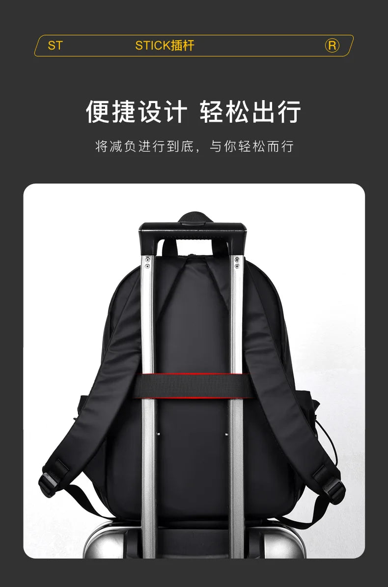 Men's Waterproof Mini Backpack for Short Trips