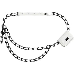 Mini Chain Bag Messenger Fanny Pack for Women Earphone Belt