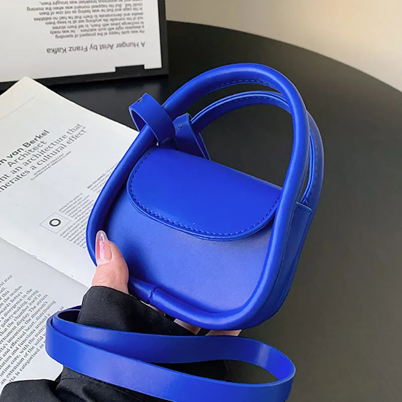 Small Summer Crossbody Bags for Women Solid Flap Handbags