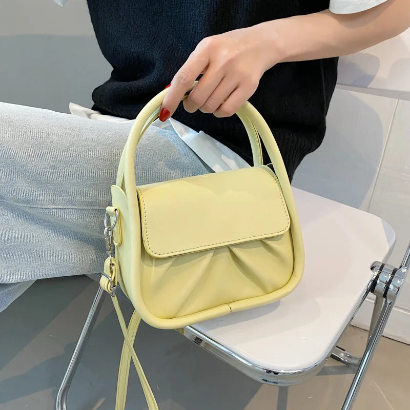 Mini Square Bag PU Leather Women's Handbag Shoulder Messenger Bags