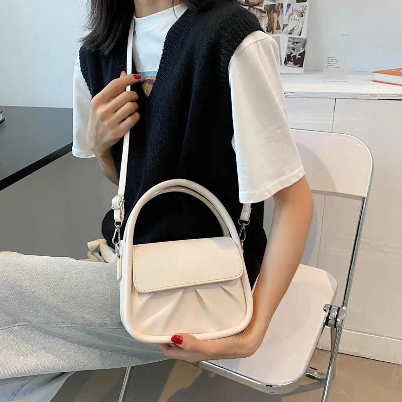 Mini Square Bag PU Leather Women's Handbag Shoulder Messenger Bags