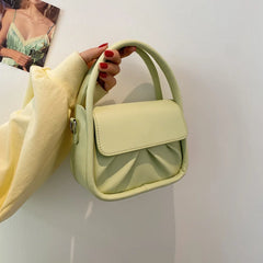 Mini Square Bag PU Leather Women's Handbag Shoulder Messenger Bags