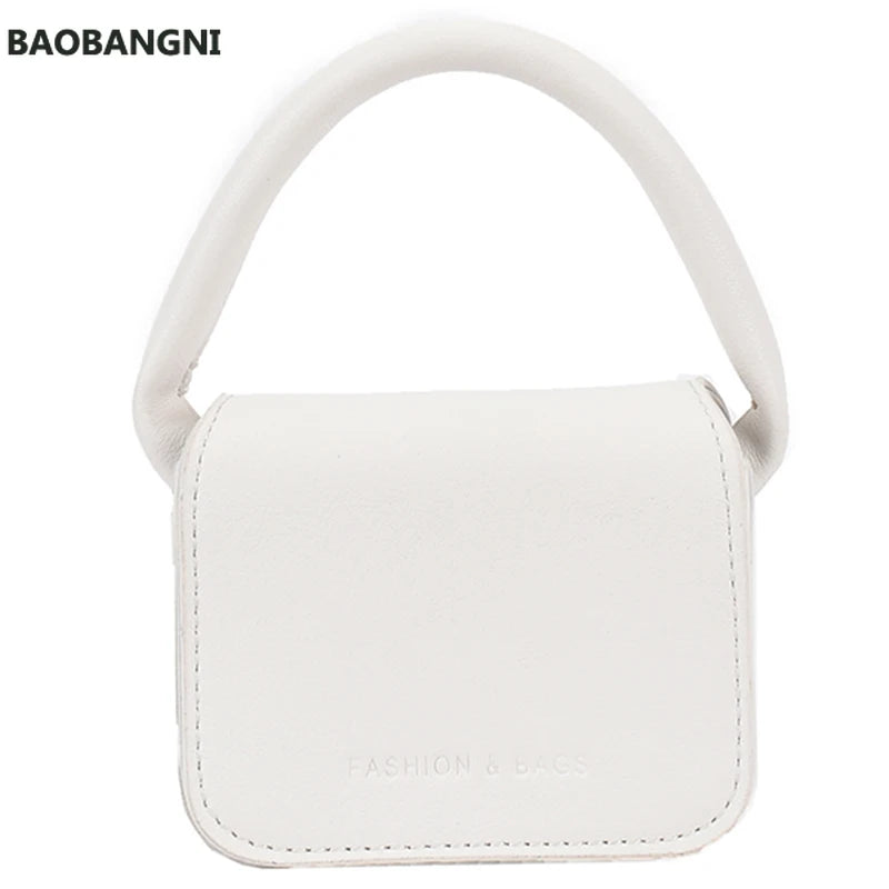 Mini Square Tote bag Summer PU Leather Women's Handbag Shoulder Messenger