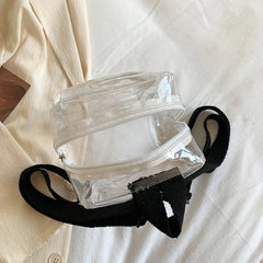 Mini Transparent Women Backpack PVC Girls School Bags Casual Travel Bagpack