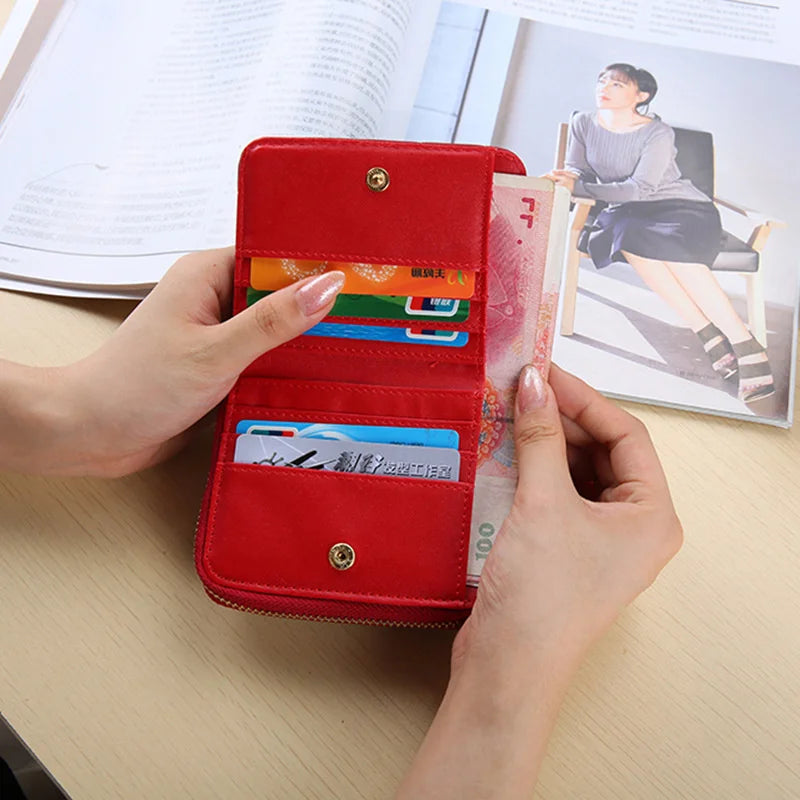 Mini Wallet Women's Bag Short Zipper Zero Wallet Women's Bag