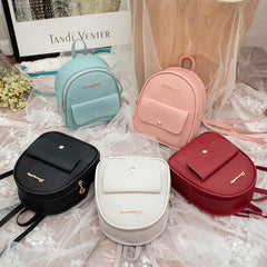 Mini Women Backpack PU Leather Shoulder Bag Small Backpack Female School Bag