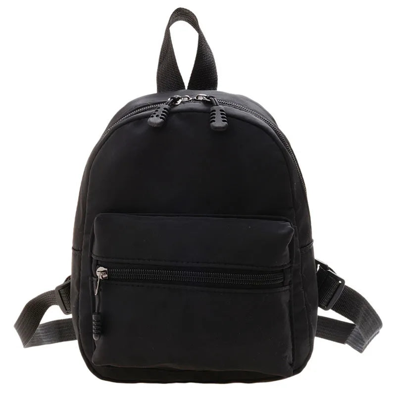 Mini Nylon Women Backpacks Small School Bags for Teen Girls