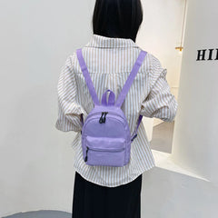 Mini Nylon Women Backpacks Small School Bags for Teen Girls