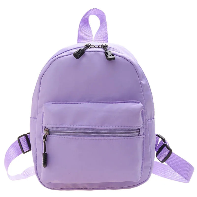 Mini Women Backpacks Nylon Bag Small School Rucksack Teen Girls