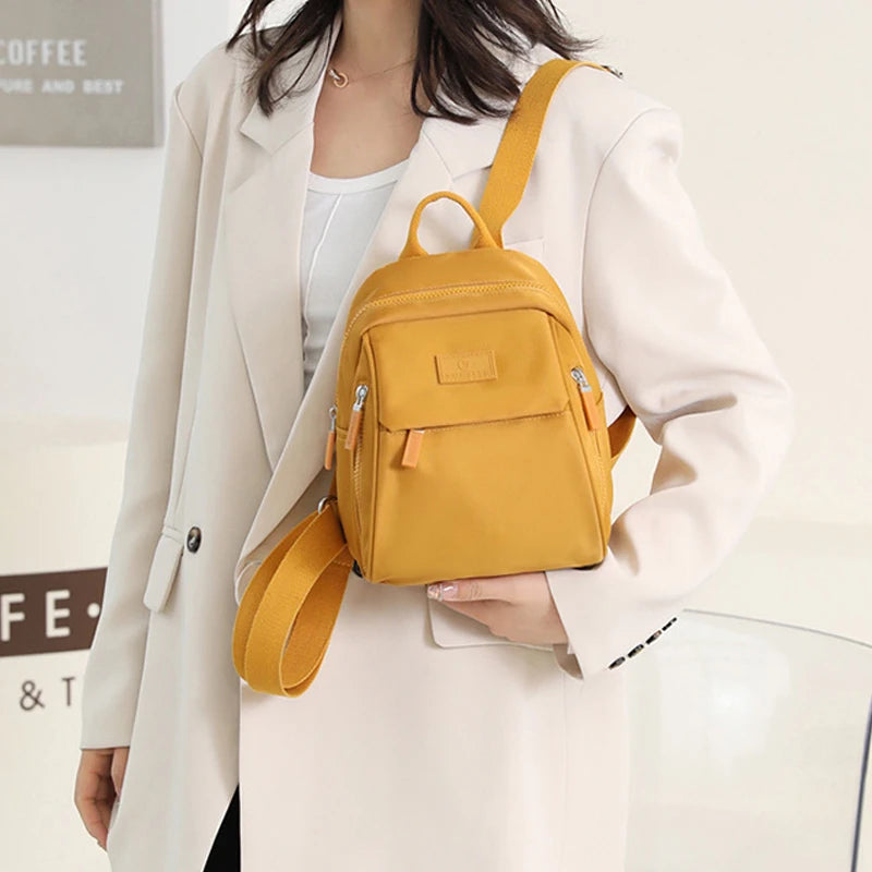 Mini Women Backpacks Anti-theft Waterproof Nylon Small Bagpack