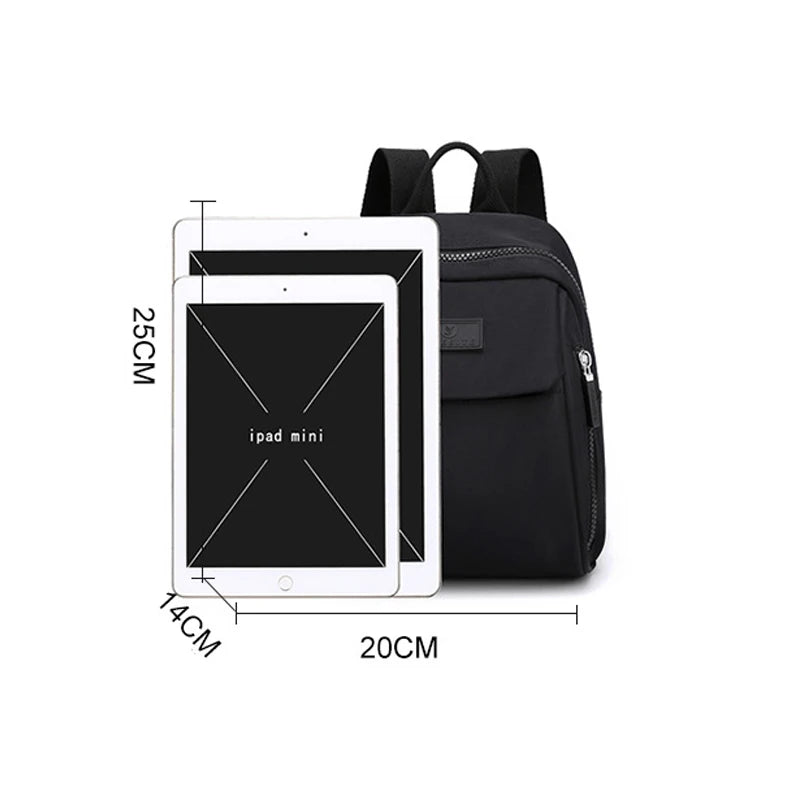 Mini Women Backpacks Anti-theft Waterproof Nylon Small Bagpack