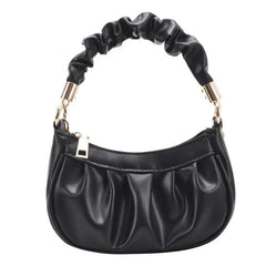 Mini Women Clutches Bag Classic Handbag Leather Dumpling Pack