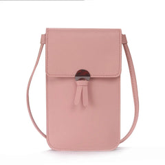 Mini Women PU Chain Messenger Bag Retro Mobile Phone Bag Shoulder Handbag