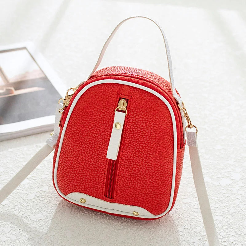 Small Women's Backpack Shoulder Crossbody Bag Travel Mini Bag