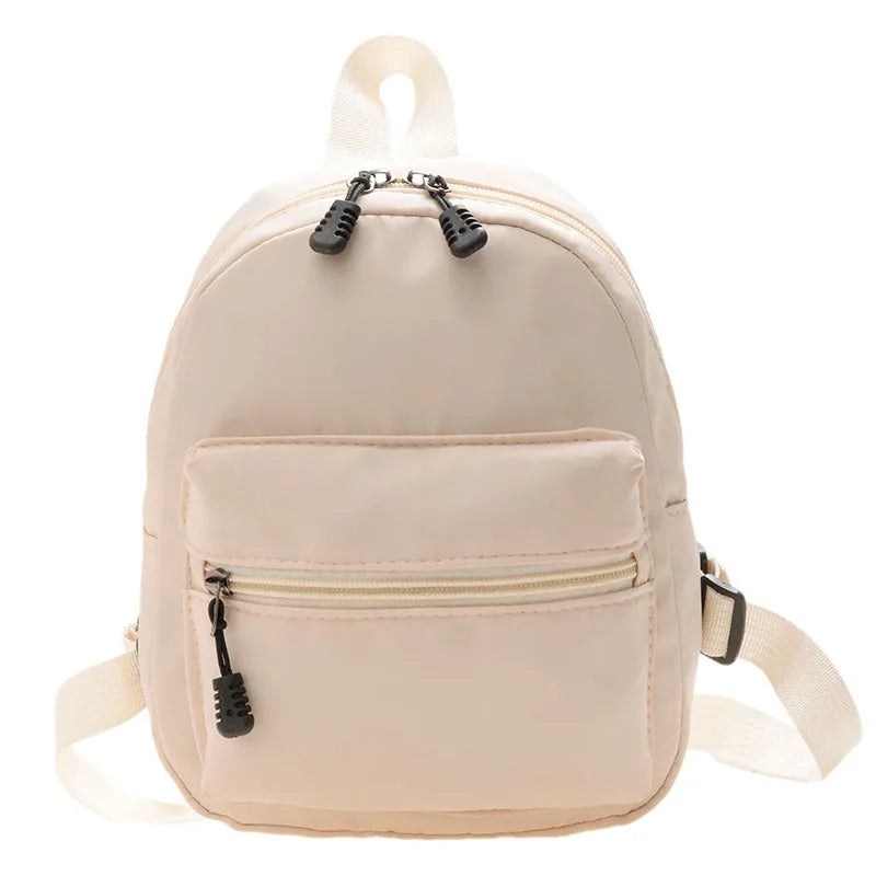 Mini Nylon Women's Backpacks Small School Bags for Teen Girls