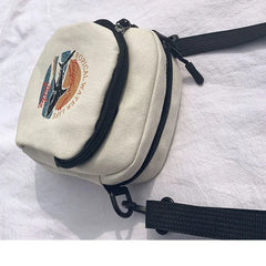 Canvas Handbags Small Shoulder Crossbody Bags for Women Ladies Purse Phone Sac