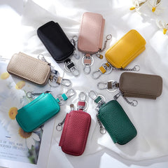 Mini Cow Leather Key Bag Key Wallets Multifunction Holder Organizer