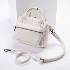 Eco Canvas Boston Bag Women Shoulder Cross Purses Handbags