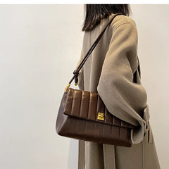 Soft Leather Retro Chain Crossbody Envelope Bag