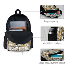 Mirio Togata Collage Backpack Men/Women Zipper Bags