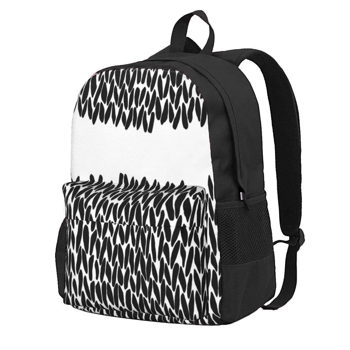 Vintage Knit Backpack for Men and Women