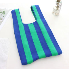 Mixed Colors Tote Bag Retro Lady Shopping Bags M258