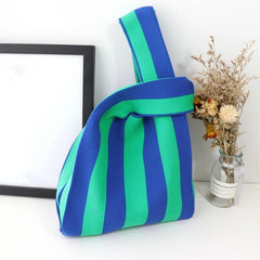 Mixed Colors Tote Bag Retro Lady Shopping Bags M258