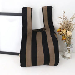 Mixed Colors Tote Bag Retro Lady Shopping Bags M258