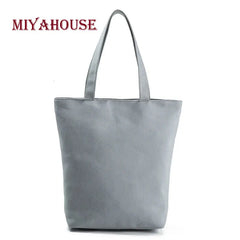 Miyahouse Watermelon Beach Tote Bag - Canvas Shoulder Handbag