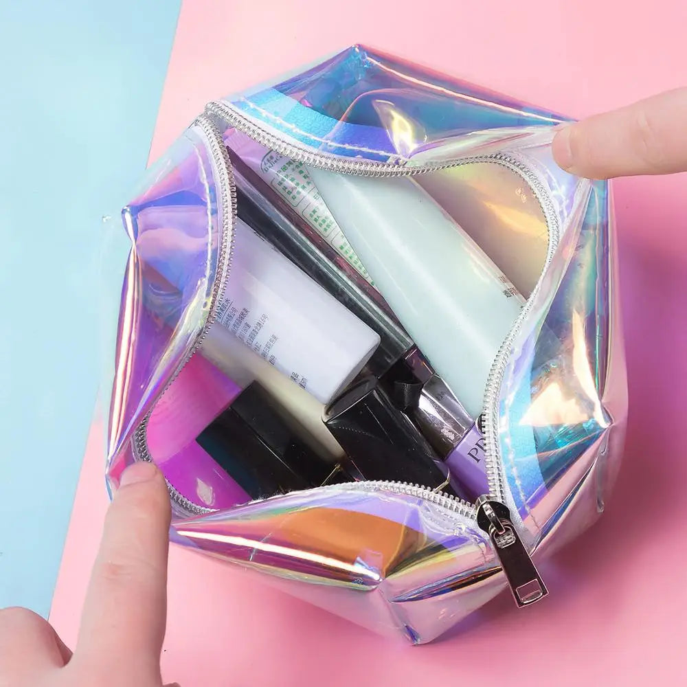 Miyahouse PVC Transparent Makeup Case Beauty Organizer Pouch