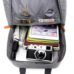 Nylon Women Large Capacity Travel Anti Theft Backpack Waterproof Laptop Bagpack