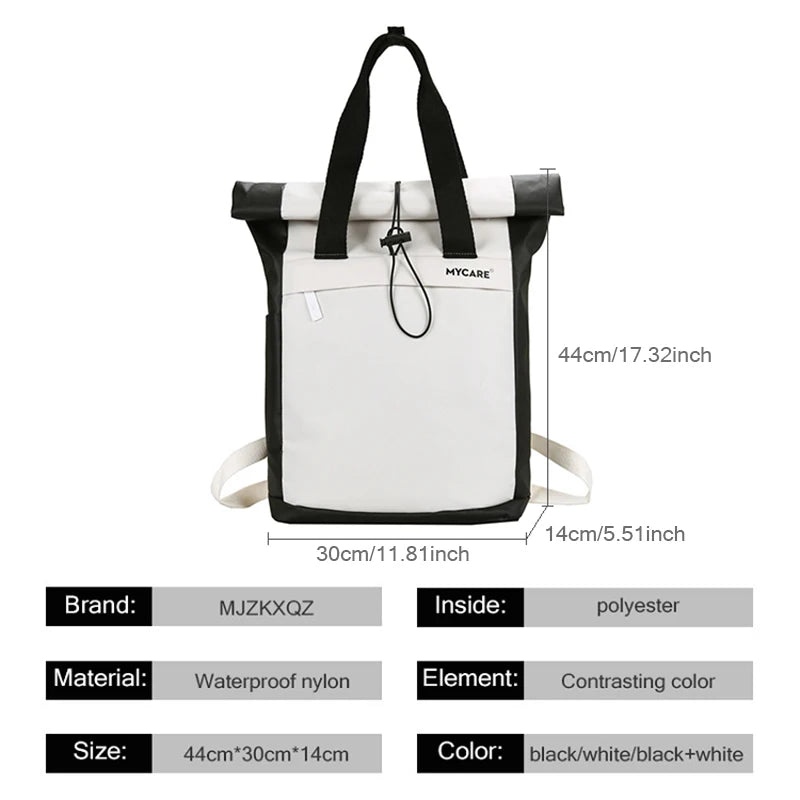 Mjzkxqz Casual Backpack Women Travel Bag for School Teenagers