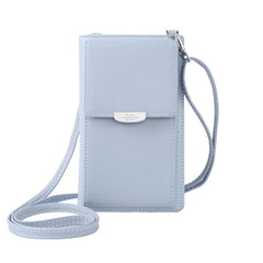 Mini PU Leather Crossbody Shoulder Bag Lady Card Wallet Coin Purse