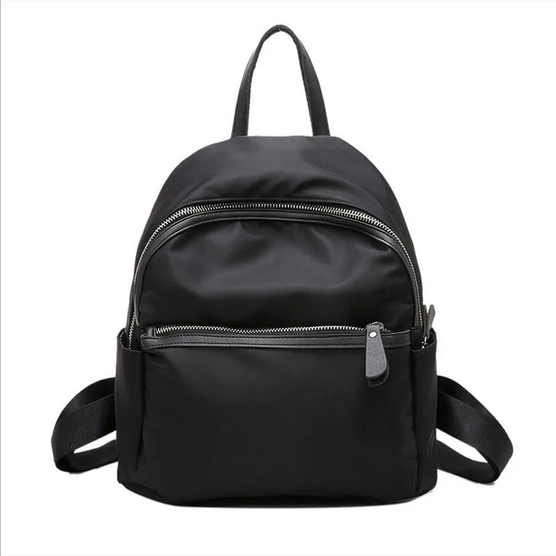 Nylon Women's Backpack Water-proof Rucksack Light Small Green