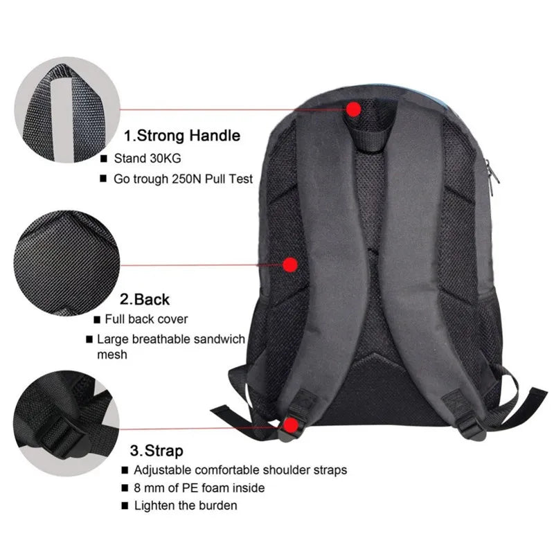 Fox Print Kids Backpack Schoolbag for Boys and Girls