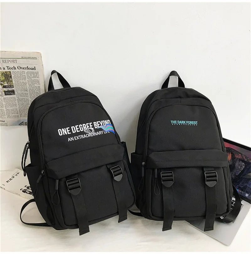 Large Capacity School Backpack Men Unisex Rucksack Travel Bags