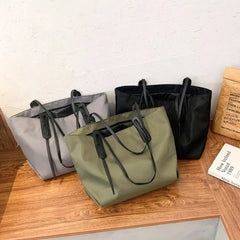Modern Washable Women Shoulder Bag Portable Lady Tote Pouch