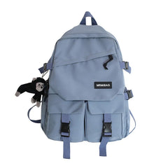 Monkey Pendant Backpack Bag for Women Youth Lady Men Couples Backpack