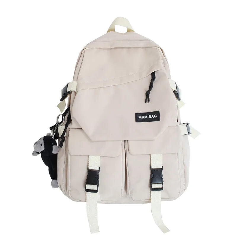 Monkey Pendant Backpack Bag for Women Youth Lady Men Couples Backpack