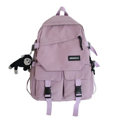 Monkey Pendant Backpack Bag for Women Youth Lady Men Couples Backpack