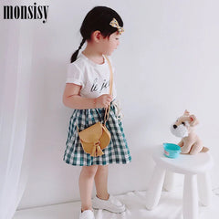 Monsisy Tassel Bag Girl Purse Handbag Kid Shoulder Bag Mini Crossbody